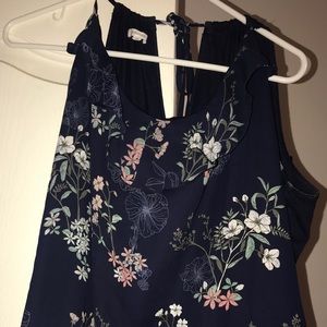 Maurices floral tank top plus size 2